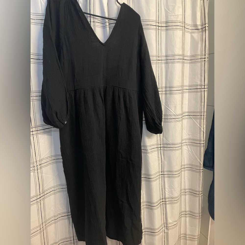 NWT Madewell Gauze Midi Dress with Back Cutout